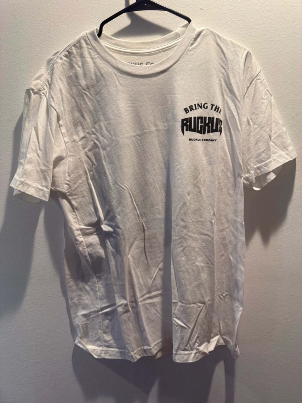 White Graphic Tee - Bring The Ruckus